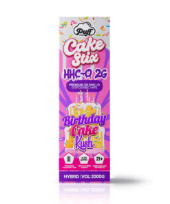Cake Stix HHC-O 2G Disposable Vape: Birthday Cake Kush