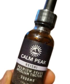 Calm Peak Premium Grade Mycelium Reishi Tincture 3000mg